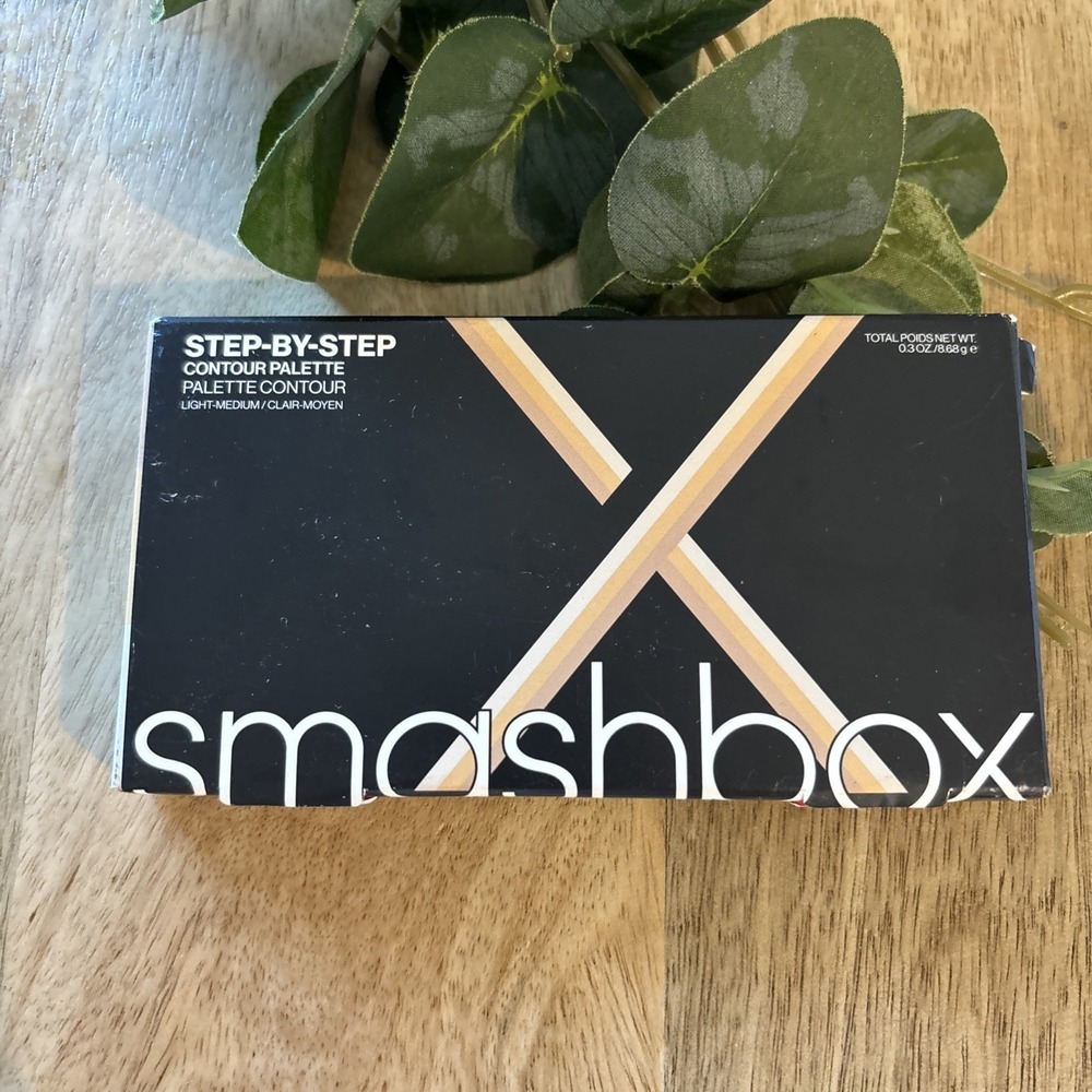 Smashbox Step-By-Step Contour Palette Bronze Highlight Contour Kit New In Box